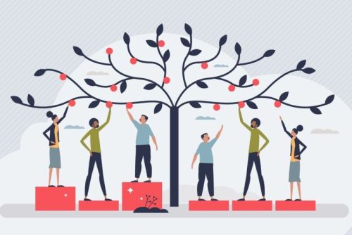 Equity in technology graphic image